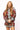 Red, Green & White Plaid Poinsettia Cotton Button Up Top