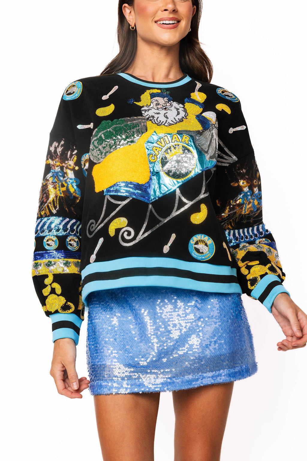 Blue Caviar Vintage Santa Sweatshirt