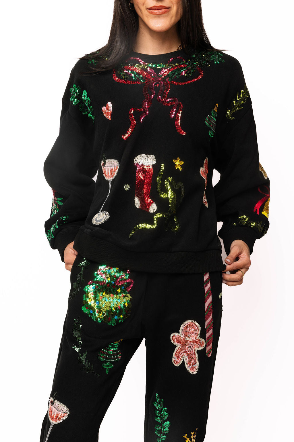 Black Christmas icon Sweat Pant