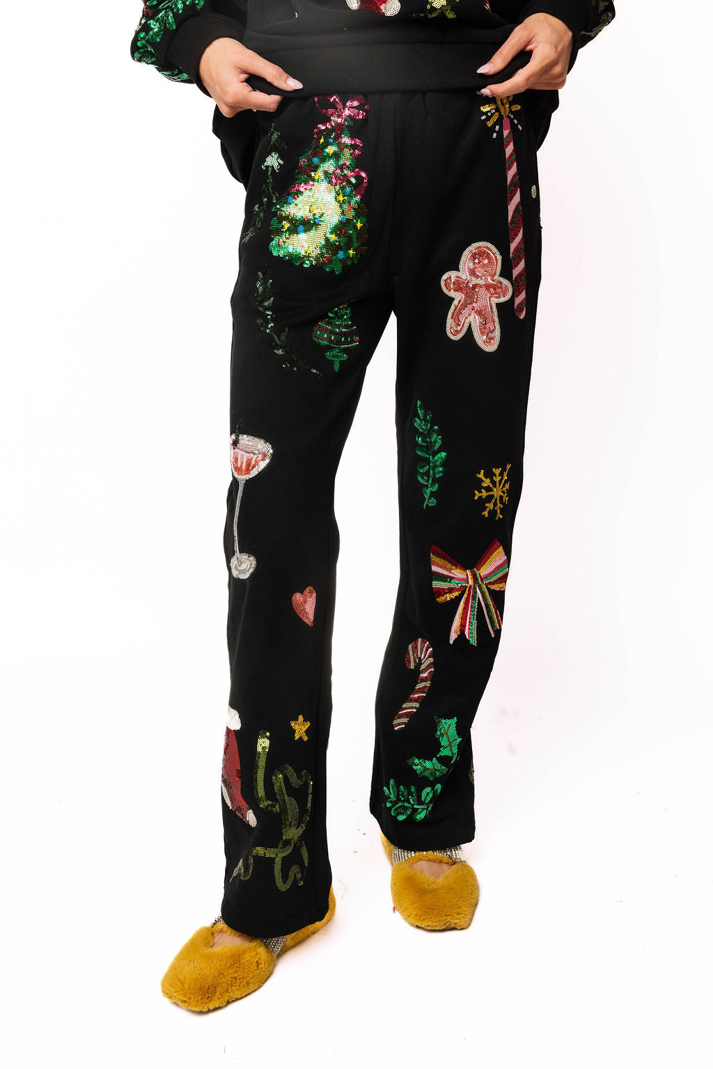 Black Christmas icon Sweat Pant