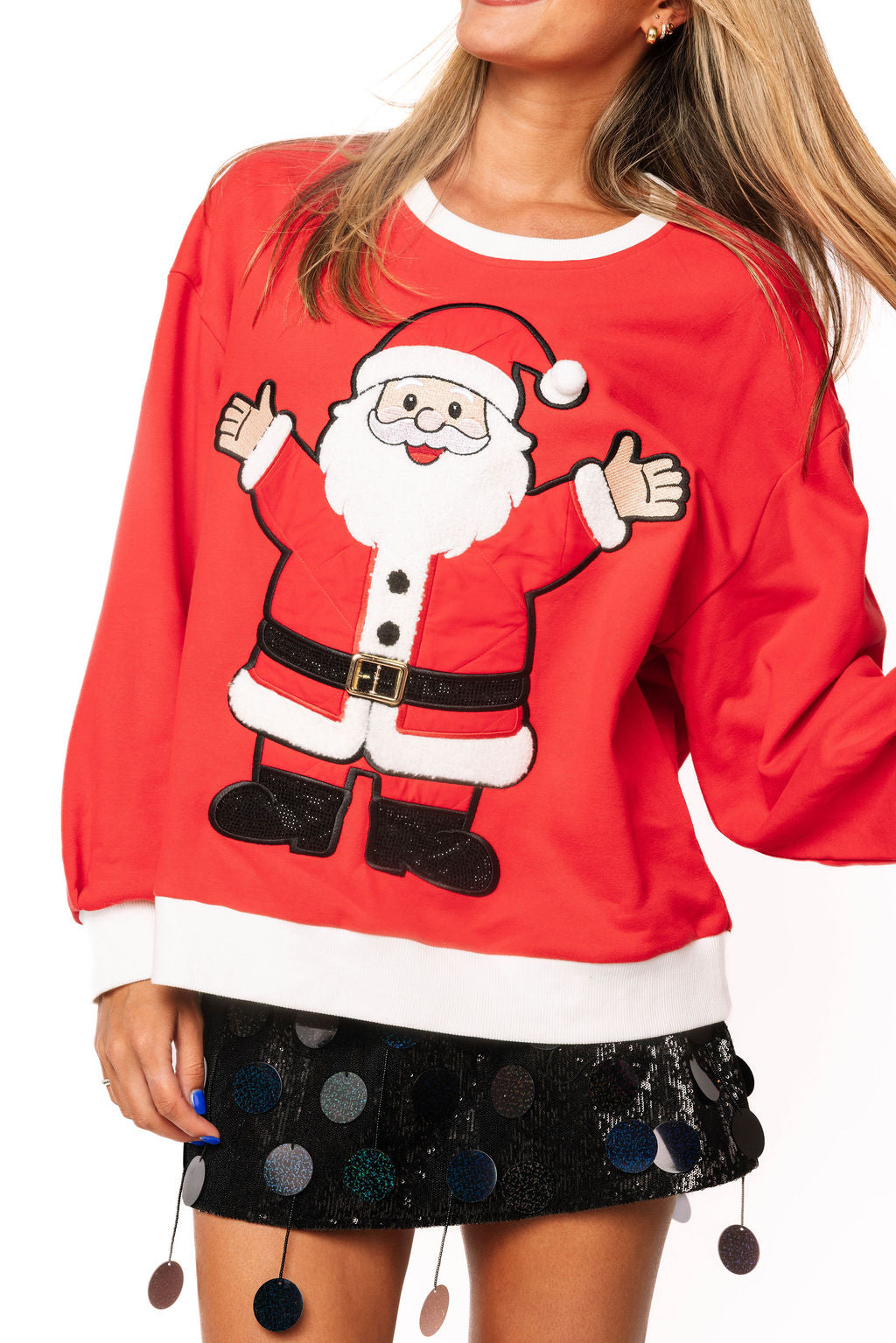 Red Santa Clause Sweatshirt