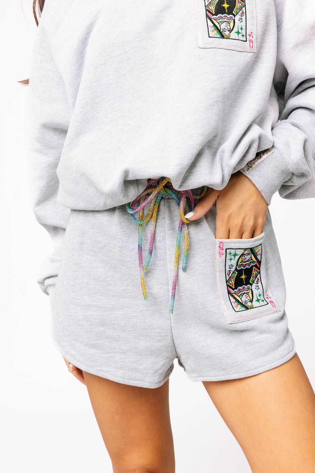 Grey Logo Short