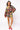 Sample Multi Plaid Neon Butterfly Cotton Tie Top/Short Set