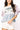 Sample Colorblock Ruffle Plaid Fish Tee