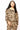Tan, Brown, & Black Leopard Mock Neck Sweatshirt