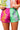 Multi Colorblock Easter Bunny Cotton Short