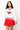 Licensed SMU V Neck Striped Cuff LS Sweater With Small Mascot