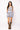 SAMPLE - Light Blue Stars & Football Tank Dress