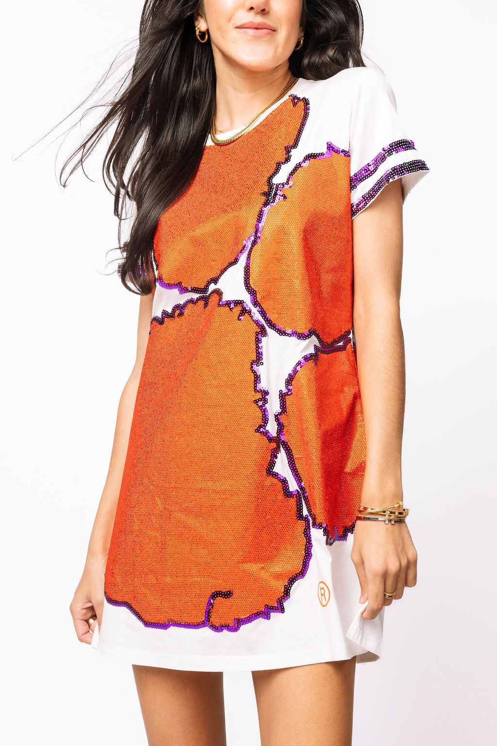 Licensed Clemson Oversized Mascot Tee Dress
