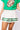 SAMPLE - White & Green Pleated Cheerleader Skirt