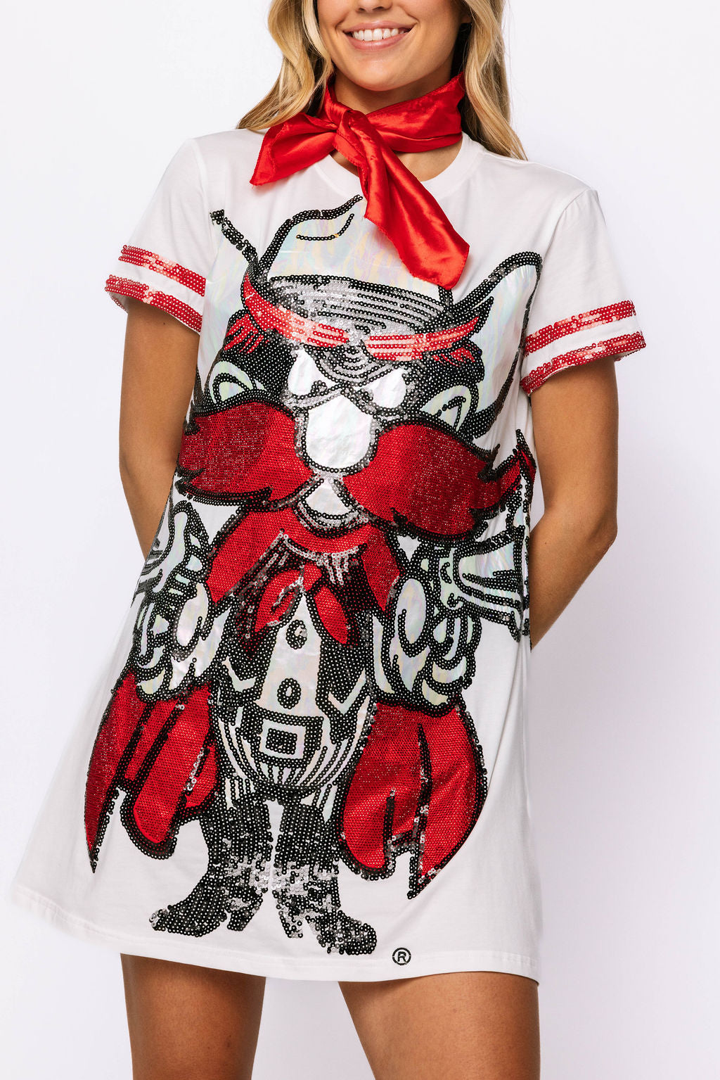 Licensed Texas Tech Oversized Mascot Tee Dress