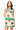 Beige Field Trim Sequin Football Button Up Knit Tank