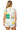 Sample White Colorblock Trim Multi Tennis Icon Knit Tie Waist Romper