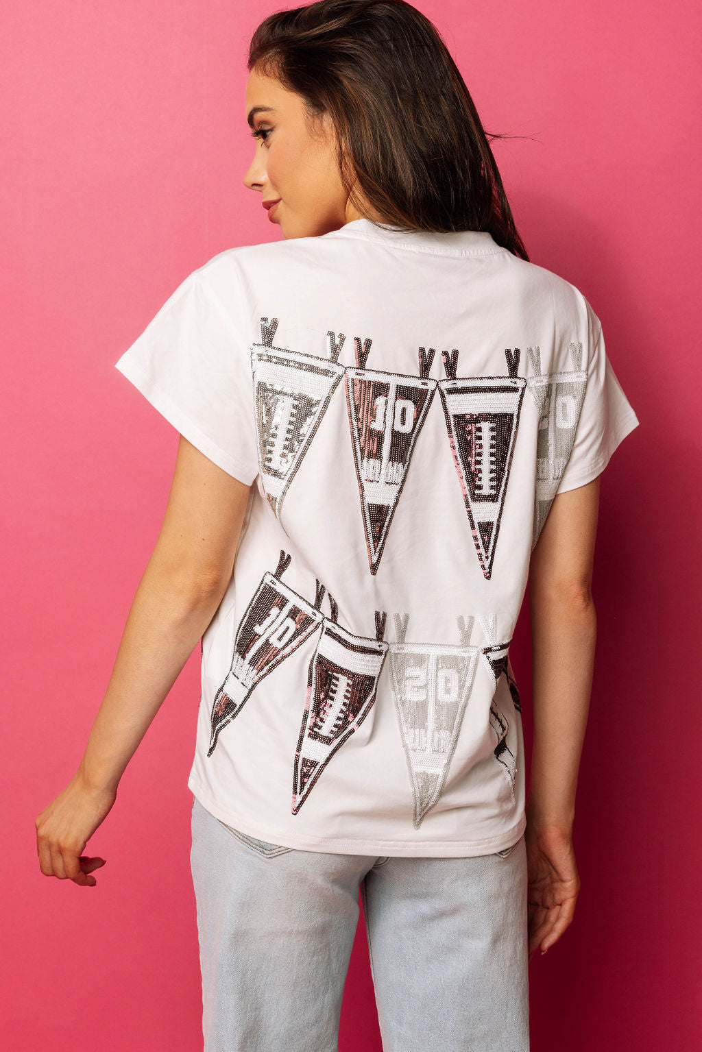 Football Pennant Tee