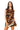 Tan Sequin Pailette Tiger Knit Tank