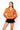 SAMPLE - Orange Footballs & Stars Knit Cardigan