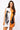 Licensed Sample - Orange & White Hound Dog Cardigan Sweater Tank Dress