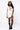 Licensed Sample - Ole Miss White V Neck Striped Cuff Sweater Vest Dress