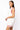 Licensed Sample - ULL White V Neck Striped Cuff Sweater Vest Dress
