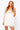 Licensed Sample - Texas White V Neck Striped Cuff Sweater Vest Dress