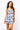 SAMPLE - Powder Blue Stars & Football Tank Dress