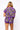 SAMPLE - Orange & Purple Full Body Scattered Tiger Top and Short Set