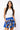 SAMPLE - Royal & Red Full Body Scattered Bulldog Skort