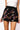 SAMPLE - Black & Garnet Scattered Chicken Skort