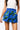 SAMPLE - Orange & Blue Scattered Alligator Skort