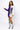 SAMPLE - Purple & White Long Sleeve Frog Cardigan Dress