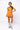 SAMPLE - Orange & Black Rhinestone Cheerleader Tank Dress