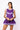 SAMPLE - Purple & White Rhinestone Cheerleader Tank Dress