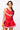 SAMPLE - Crimson & White Rhinestone Cheerleader Tank Dress