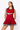 SAMPLE - Garnet & Black Rhinestone Cheerleader Tank Dress