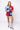 SAMPLE - Powder Blue & Red Collared Jewel Pocket Set