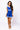 SAMPLE - Royal & White Rhinestone Cheerleader Tank Dress