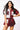 SAMPLE -Maroon & Silver Collared Jewel Pocket Set