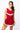 SAMPLE - Maroon & Silver Rhinestone Cheerleader Tank Dress