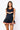 SAMPLE - Navy & Orange Rhinestone Cheerleader Tank Dress