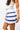 SAMPLE - Royal & White Striped Sweater Skirt