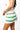 SAMPLE - Green & White Striped Sweater Skirt