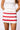SAMPLE - Red & White Striped Sweater Skirt