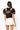Licensed Sample - OK State Cotton Tie Front Jersey Top