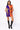 SAMPLE - Purple & Orange Tiger Cardigan Sweater Tank Dress
