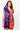 SAMPLE - Purple & Orange Tiger Cardigan Sweater Tank Dress