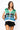 SAMPLE - Powder Blue & Green Colorblock Football Icon Vest