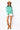 SAMPLE -  Green & White Sequin Striped LS Button Down