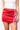 SAMPLE -Red/White Silk Feather Skirt