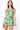 SAMPLE - Green Plaid Rhinestone Football Tie Front Tank and Shorts Set