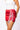 SAMPLE -Red/White Silk Feather Skirt